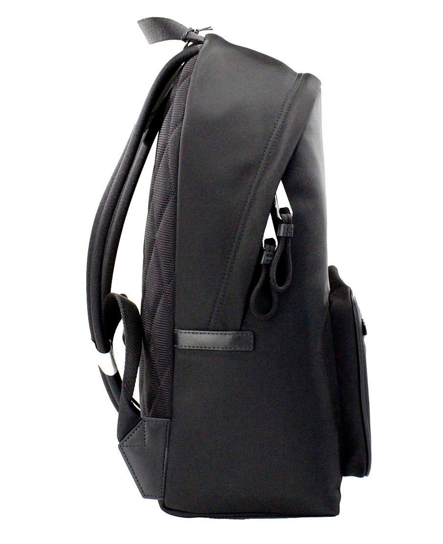 Burberry Abbeydale Branded Stamp Black Nylon Backpack Shoulder Bookbag $2216.00 Burberry Luzworld