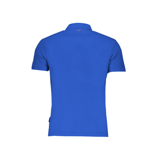 Napapijri Blue Cotton Polo Shirt $163.00 Napapijri Luzworld