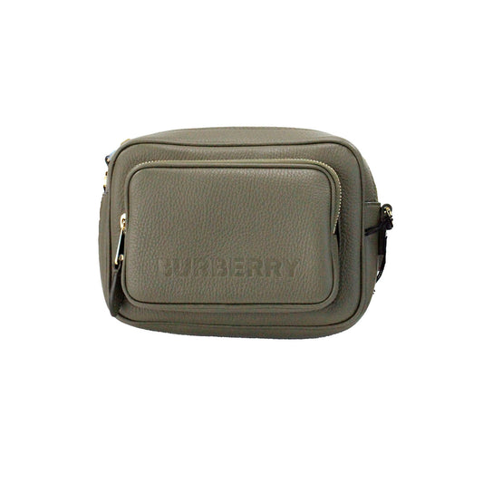 Burberry Small Branded Dark Fern Green Grainy Leather Camera Crossbody Bag $2245.00 Burberry Luzworld