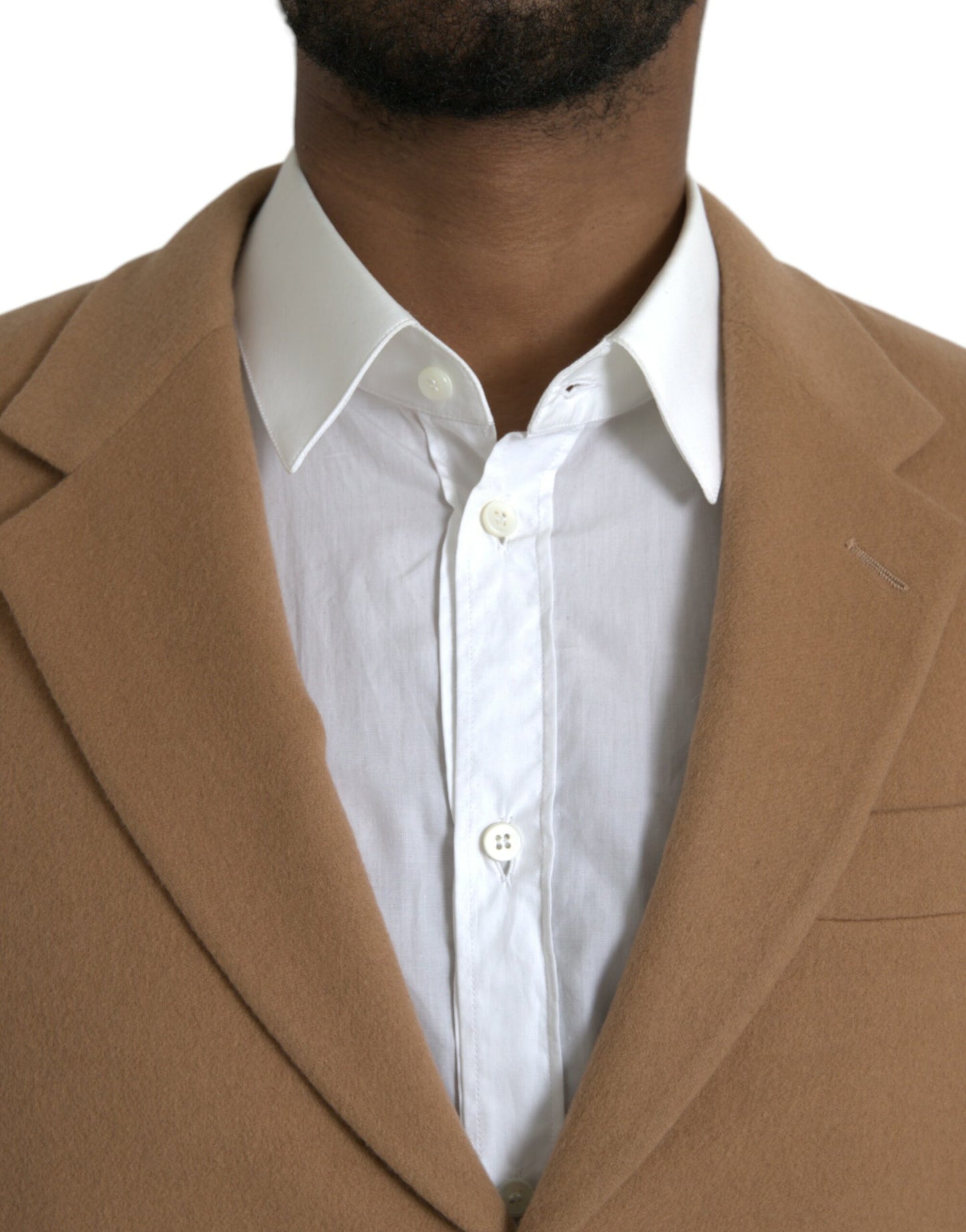 Prada Brown Cashmere 2 Piece Single Breasted Suit $16167.00 Prada Luzworld