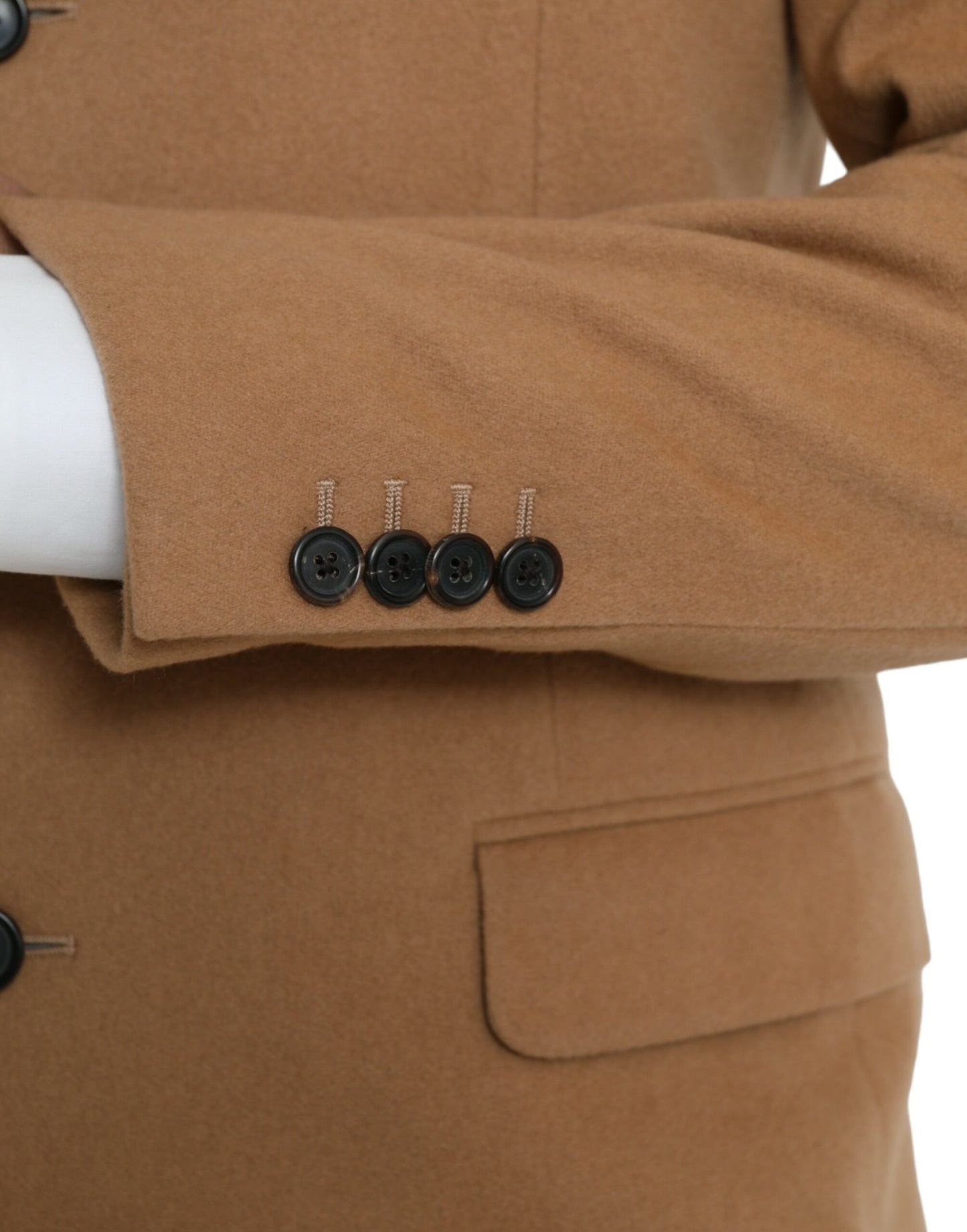 Prada Brown Cashmere 2 Piece Single Breasted Suit $16167.00 Prada Luzworld