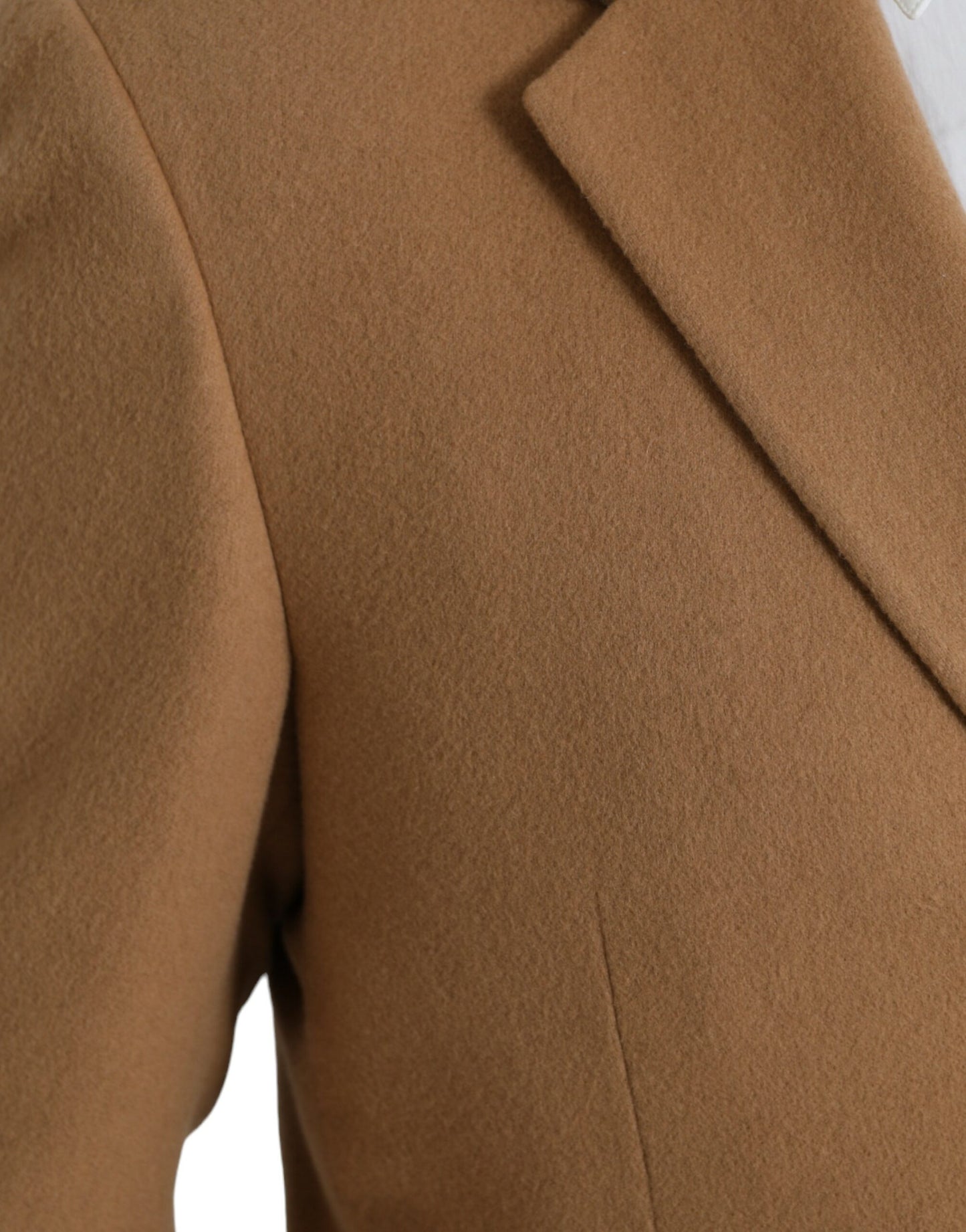 Prada Brown Cashmere 2 Piece Single Breasted Suit $16167.00 Prada Luzworld
