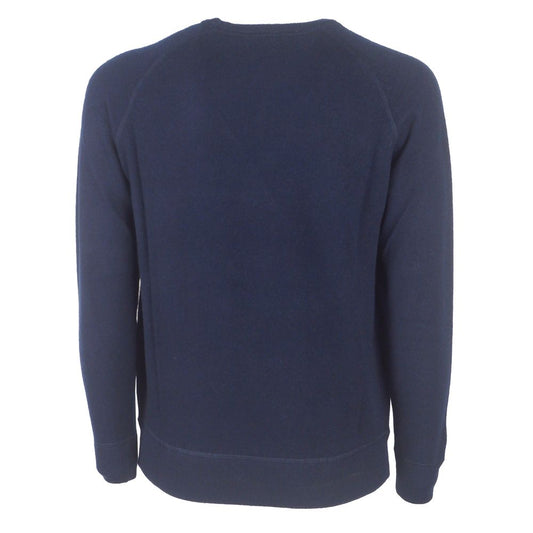 Emilio Romanelli Blue Cashmere Men Sweater $626.00 Emilio Romanelli Luzworld