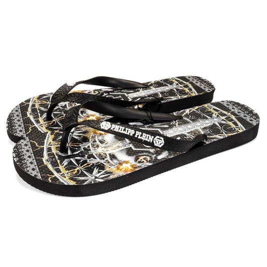 Philipp Plein Multicolor Polyester Women Flip Flop $231.00 Philipp Plein Luzworld