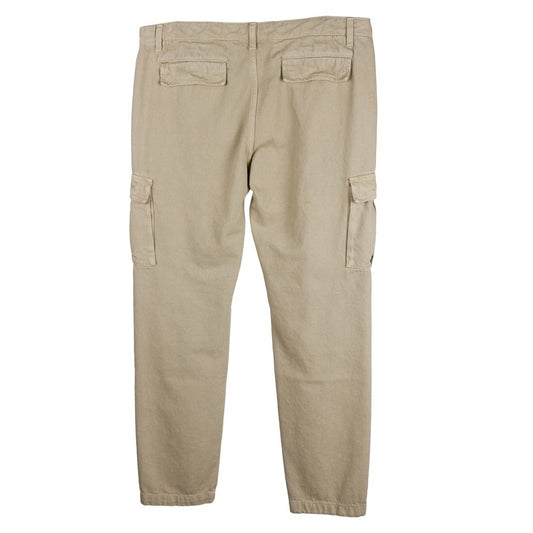 Comme Des Fuckdown Beige Cotton Men Pants $501.00 Comme Des Fuckdown Luzworld