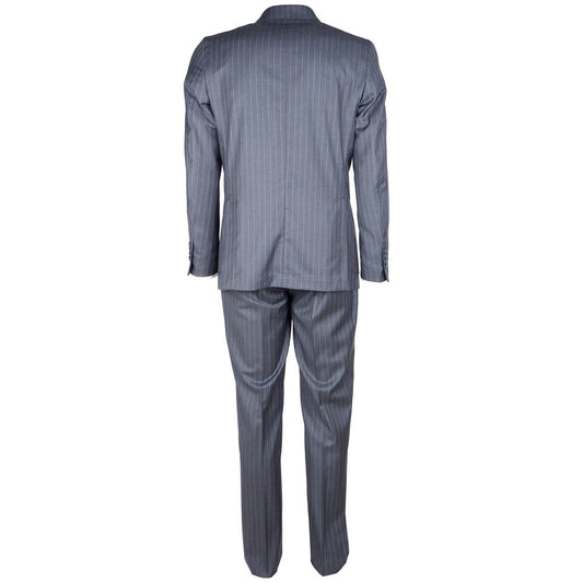 Made in Italy Gray Wool Men Suit $2331.00 Made in Italy Luzworld