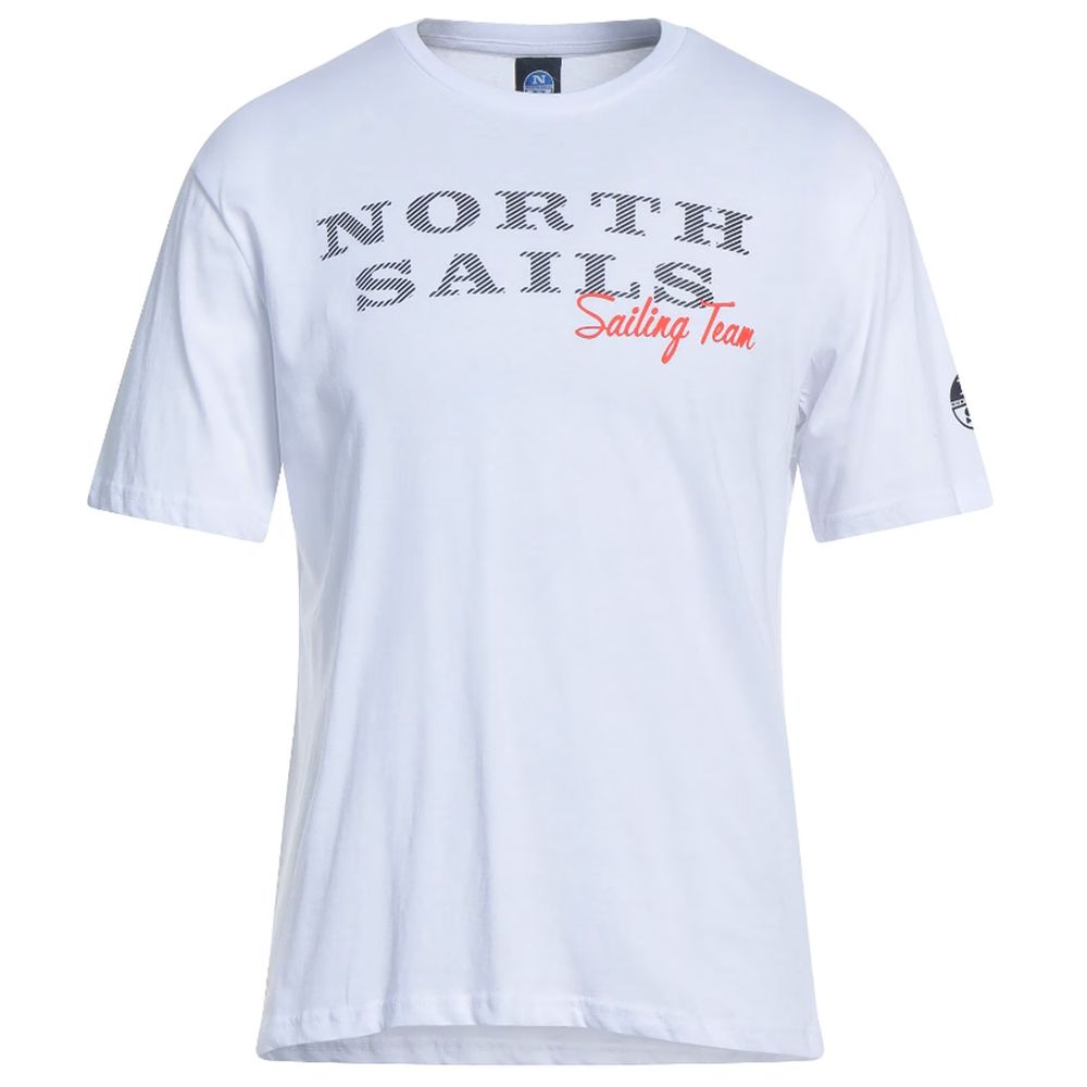 North Sails Pristine White Rubber Logo Tee $129.00 North Sails Luzworld