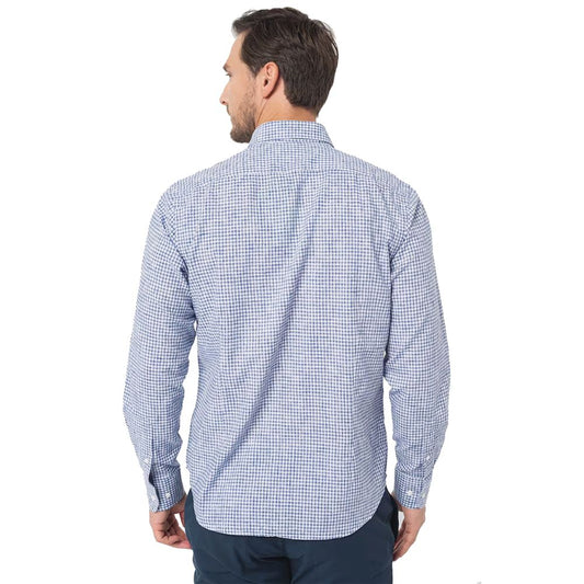 La Martina Elegant Checkered Cotton Shirt with Embroidered Logo $226.00 La Martina Luzworld