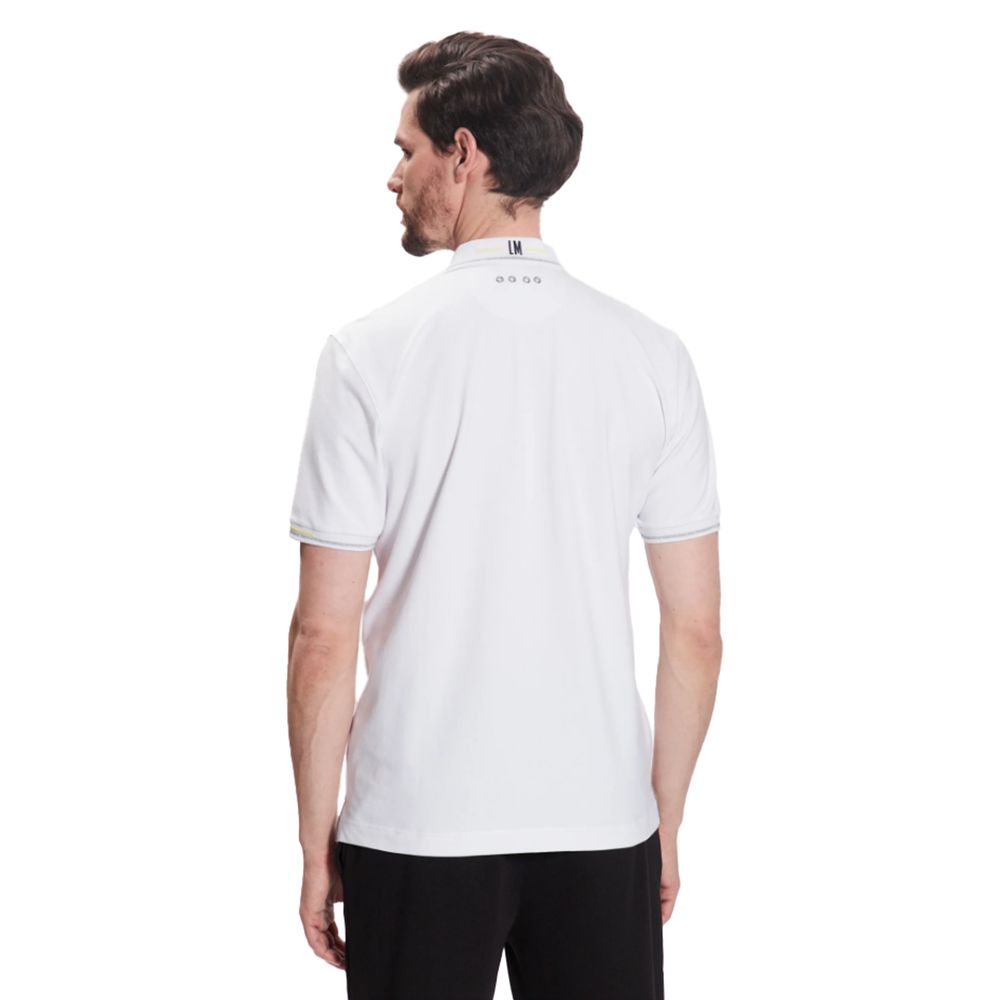 La Martina Elegant Cotton-Blend Polo with Glitter Accent $216.00 La Martina Luzworld
