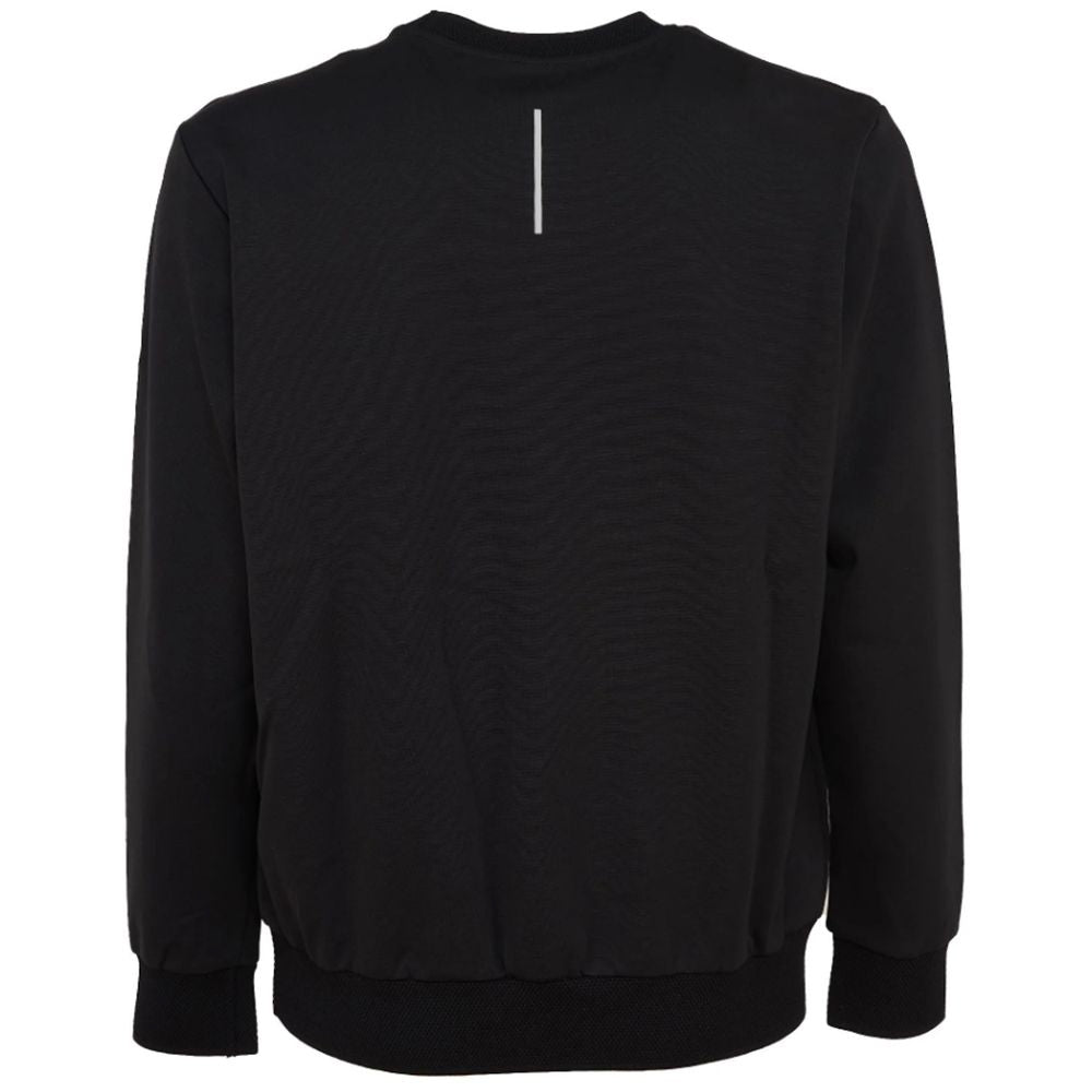 People Of Shibuya Black Cotton Men Sweater $262.00 People Of Shibuya Luzworld
