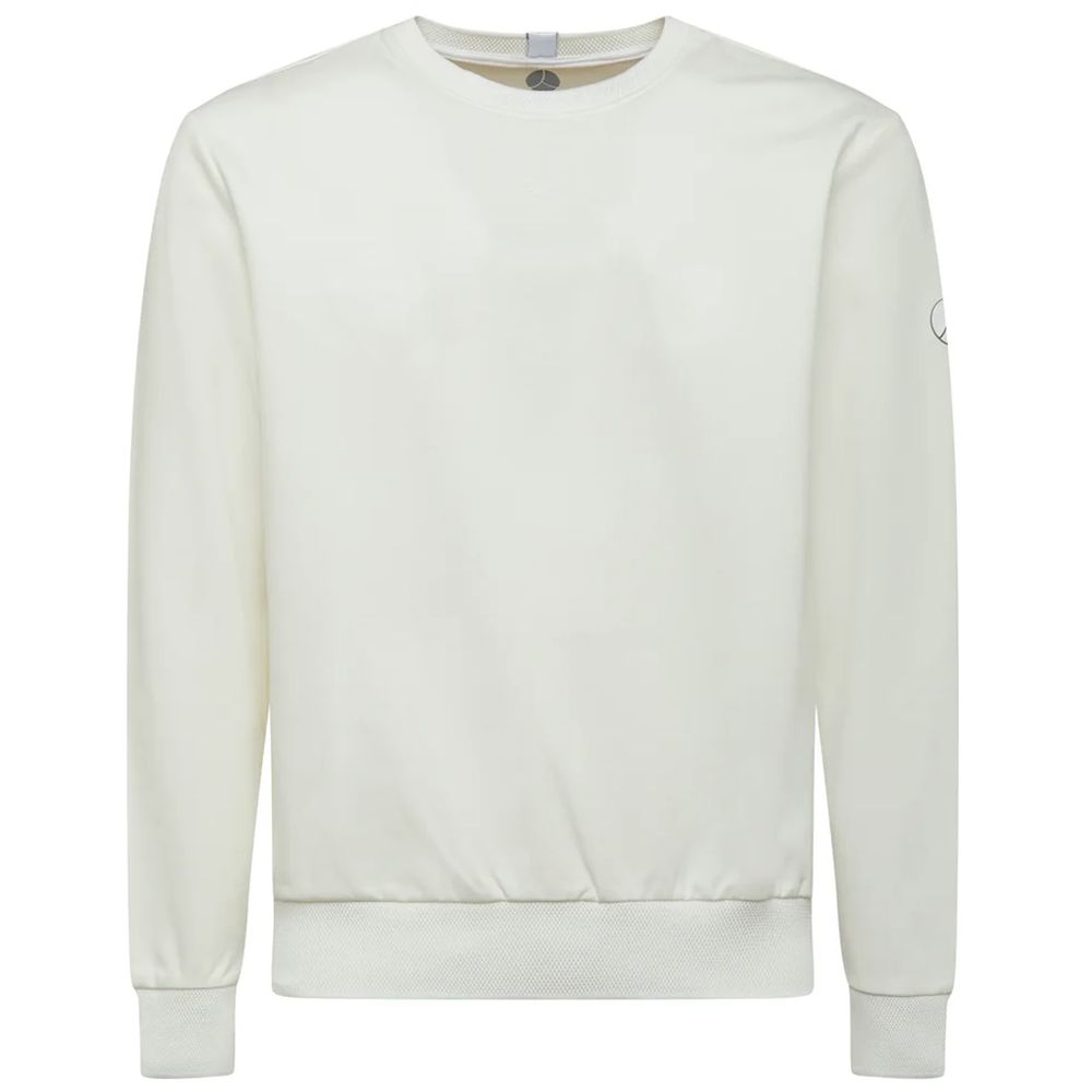 People Of Shibuya White Cotton Men Sweater $262.00 People Of Shibuya Luzworld