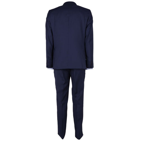 Made in Italy Blue Wool Mens Suit $2311.00 Made in Italy Luzworld