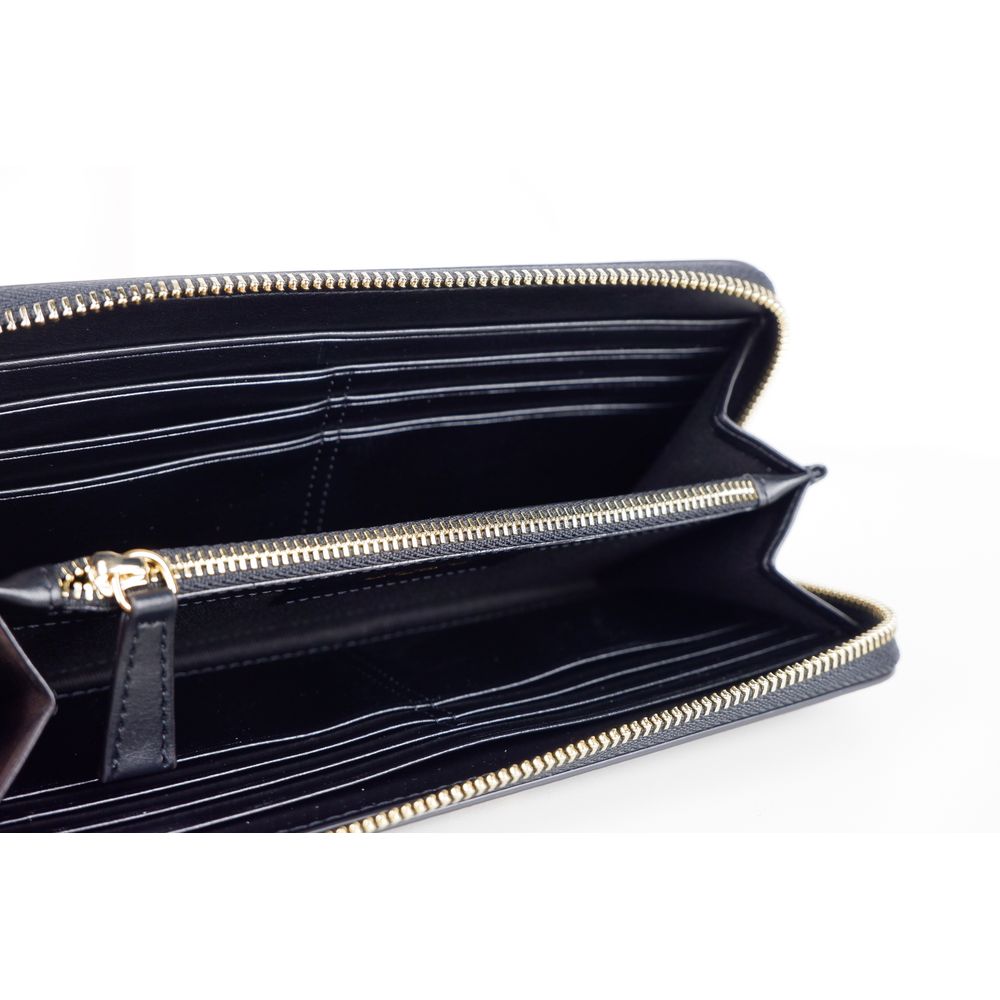 Ungaro Elegant Leather Zippered Wallet in Classic Black $206.00 Ungaro Luzworld