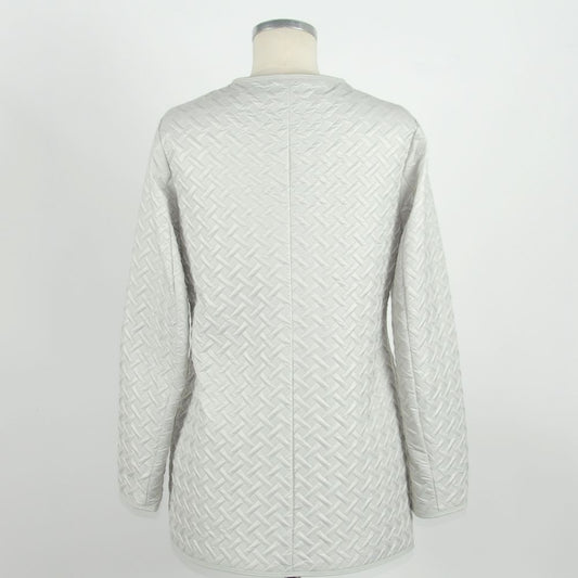 Emilio Romanelli White Polyester Women Jacket $219.00 Emilio Romanelli Luzworld