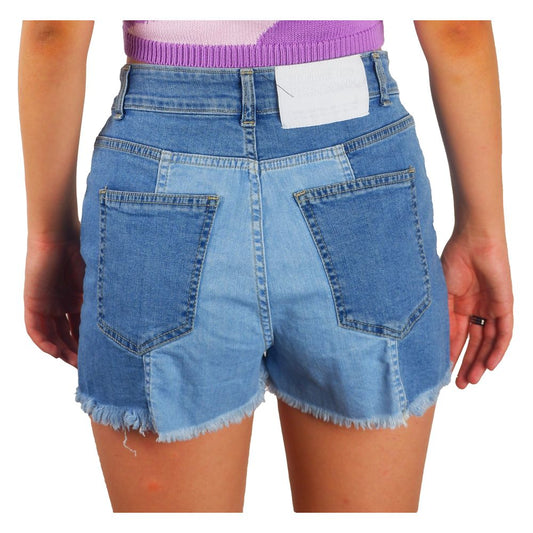 Comme Des Fuckdown Chic Raw Hem Denim Shorts $237.00 Comme Des Fuckdown Luzworld