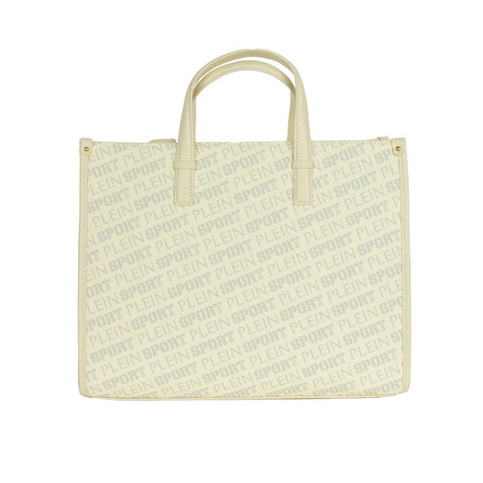 Plein Sport White Polyamide Women Shoulder Bag $314.00 Plein Sport Luzworld