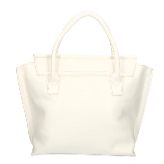 Plein Sport Elegant White Handbag With Magnetic Closure $351.00 Plein Sport Luzworld