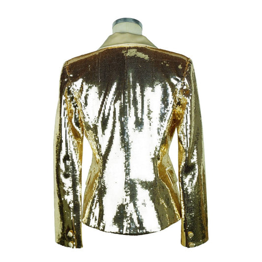Elisabetta Franchi Yellow Polyester Women Blazer $1710.00 Elisabetta Franchi Luzworld