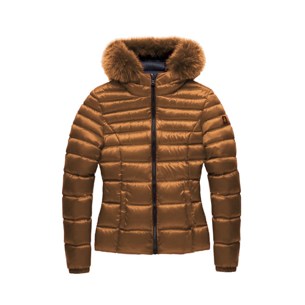 Refrigiwear Brown Polyamide Women's Jacket $682.00 Refrigiwear Luzworld