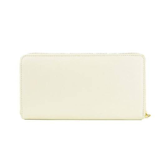 Cavalli Class White Calfskin Women Wallet $239.00 Cavalli Class Luzworld