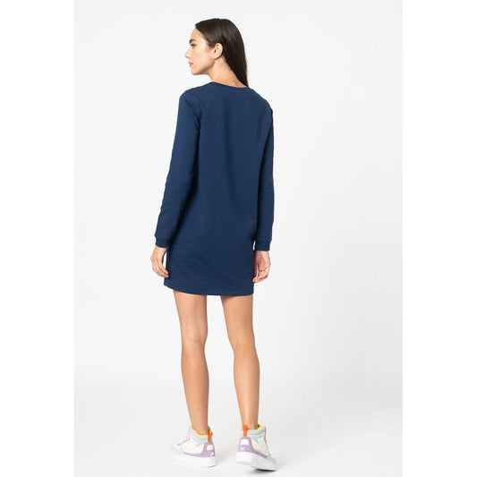 Love Moschino Blue Cotton Women Dress $296.00 Love Moschino Luzworld