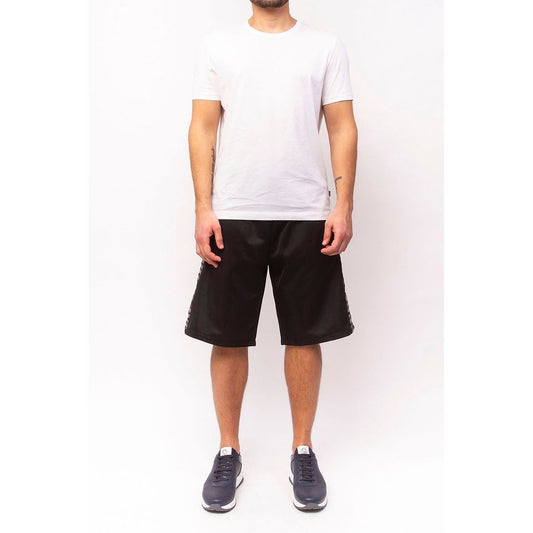 Bikkembergs Sleek Anniversary Striped Bermuda Shorts $229.00 Bikkembergs Luzworld