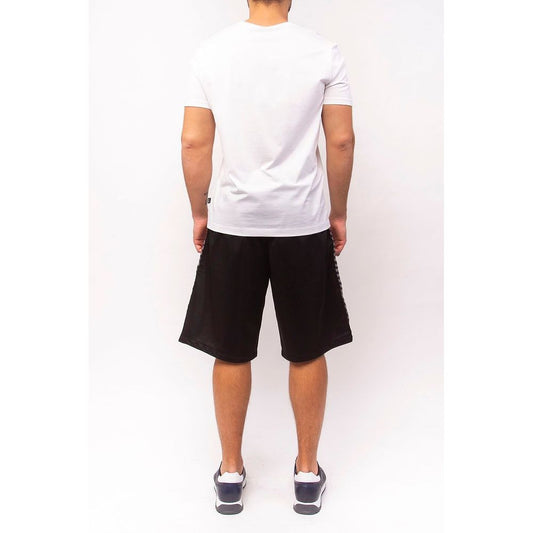 Bikkembergs Sleek Anniversary Striped Bermuda Shorts $229.00 Bikkembergs Luzworld