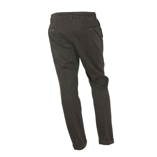 Made in Italy Brown Cotton Men's Pant $226.00 Made in Italy Luzworld