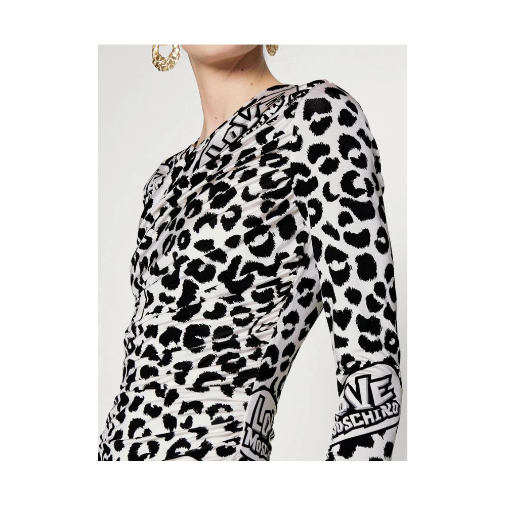 Love Moschino White Viscose Women Dress $610.00 Love Moschino Luzworld