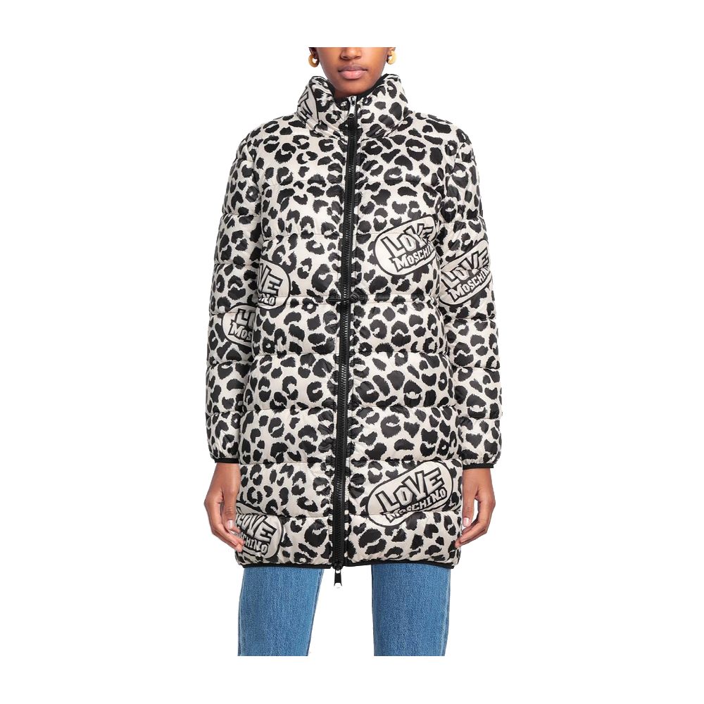 Love Moschino Chic Leopard Print Down Jacket $758.00 Love Moschino Luzworld