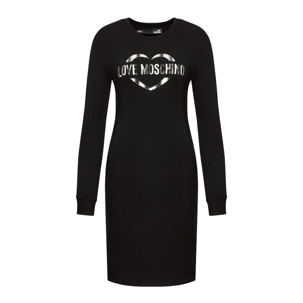 Love Moschino Chic Cotton Blend Logo Dress $308.00 Love Moschino Luzworld