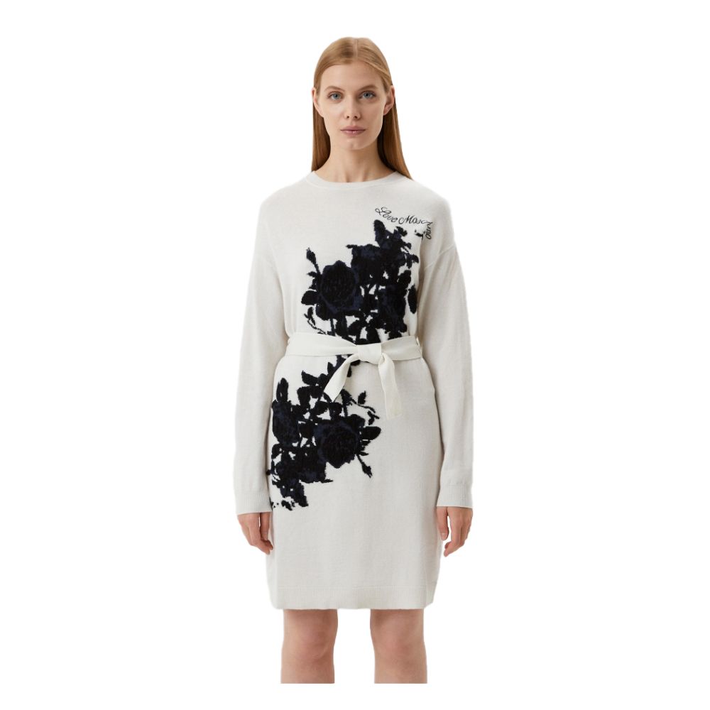 Love Moschino Elegant Embroidered Wool Blend Long Dress $679.00 Love Moschino Luzworld