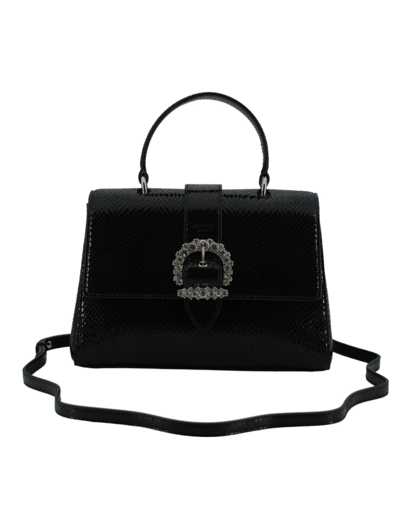 Jimmy Choo Black Leather Top Handle Shoulder Bag $2967.00 Jimmy Choo Luzworld