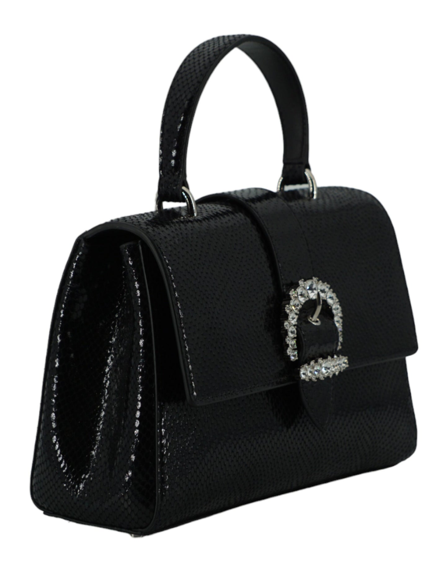 Jimmy Choo Black Leather Top Handle Shoulder Bag $2967.00 Jimmy Choo Luzworld