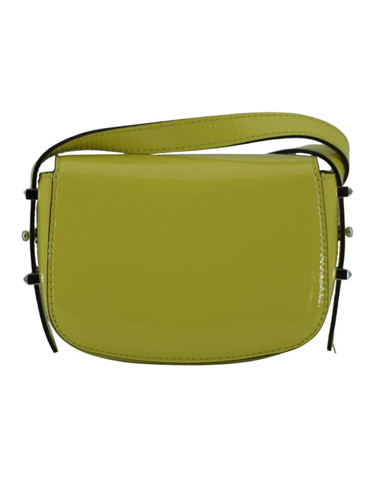 Jimmy Choo Lime Yellow Leather Small Shoulder Bag $2001.00 Jimmy Choo Luzworld