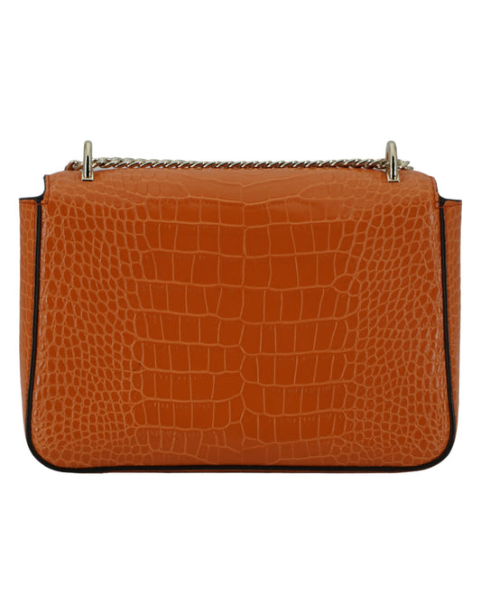 Jimmy Choo Amber Orange Leather Shoulder Bag $2498.00 Jimmy Choo Luzworld