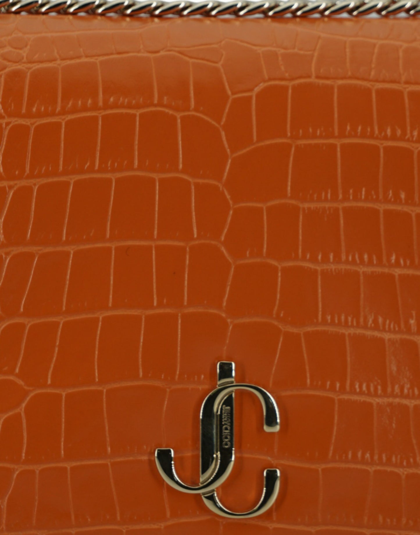 Jimmy Choo Amber Orange Leather Shoulder Bag $2498.00 Jimmy Choo Luzworld