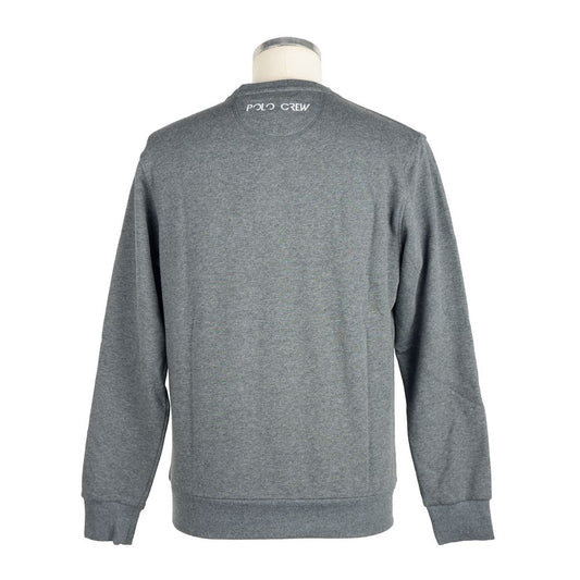 La Martina Gray Cotton Men Sweater $230.00 La Martina Luzworld