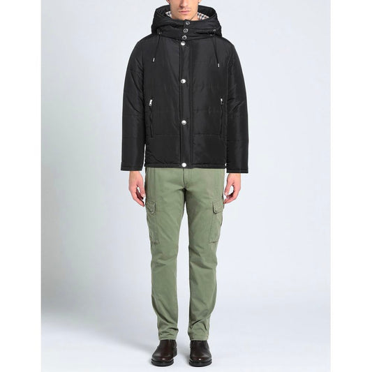 Aquascutum Black Polyamide Men's Jacket $1718.00 Aquascutum Luzworld