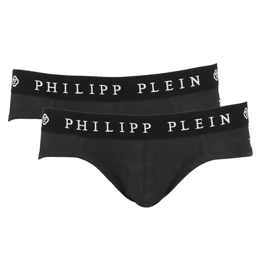 Philipp Plein Black Cotton Men Boxer Short Pack $156.00 Philipp Plein Luzworld