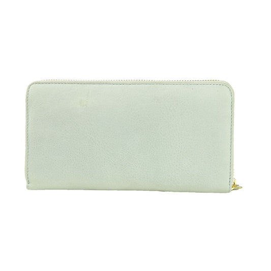 Cavalli Class Gray Calfskin Women Wallet $244.00 Cavalli Class Luzworld
