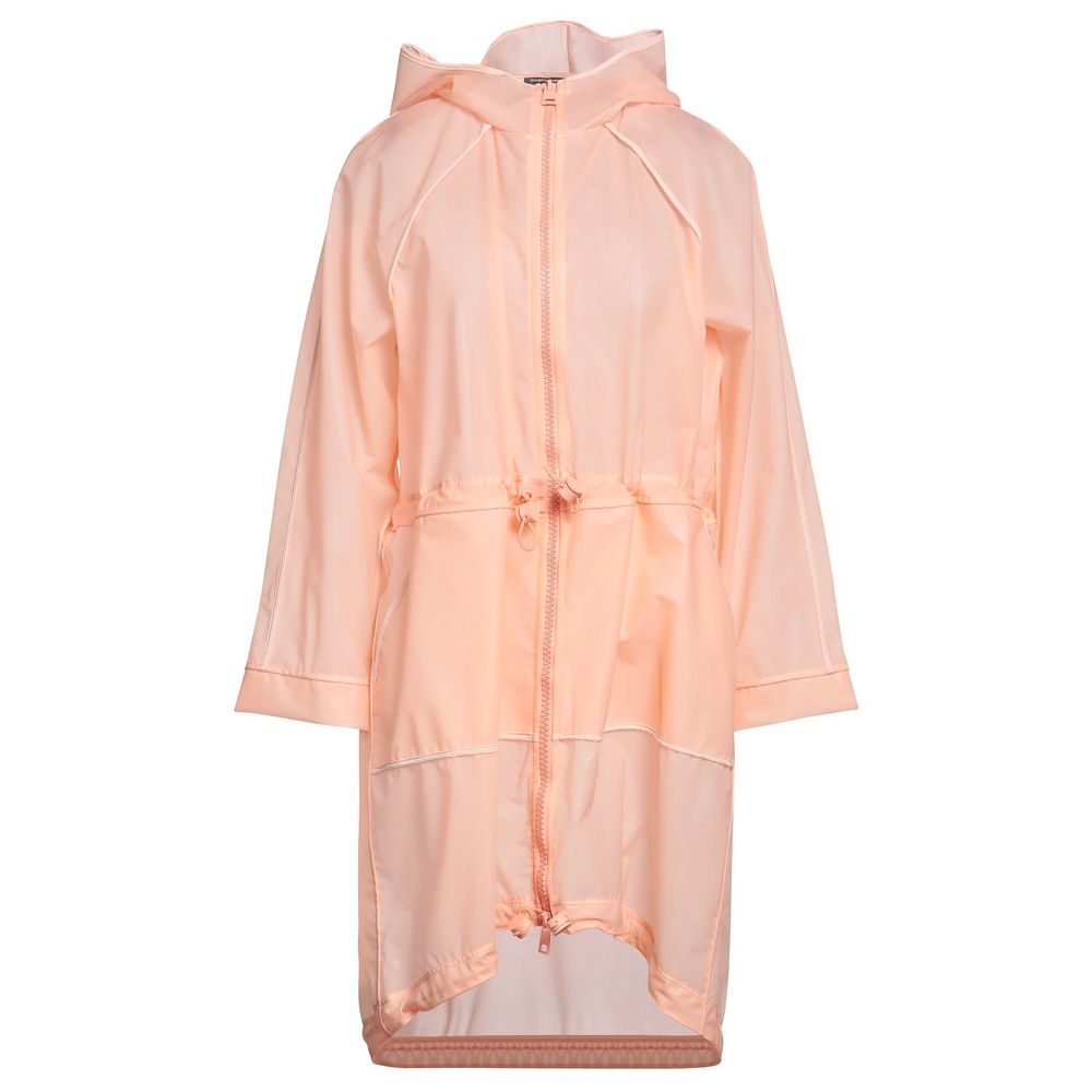 Elisabetta Franchi Powder Pink Long Waterproof Jacket $1003.00 Elisabetta Franchi Luzworld