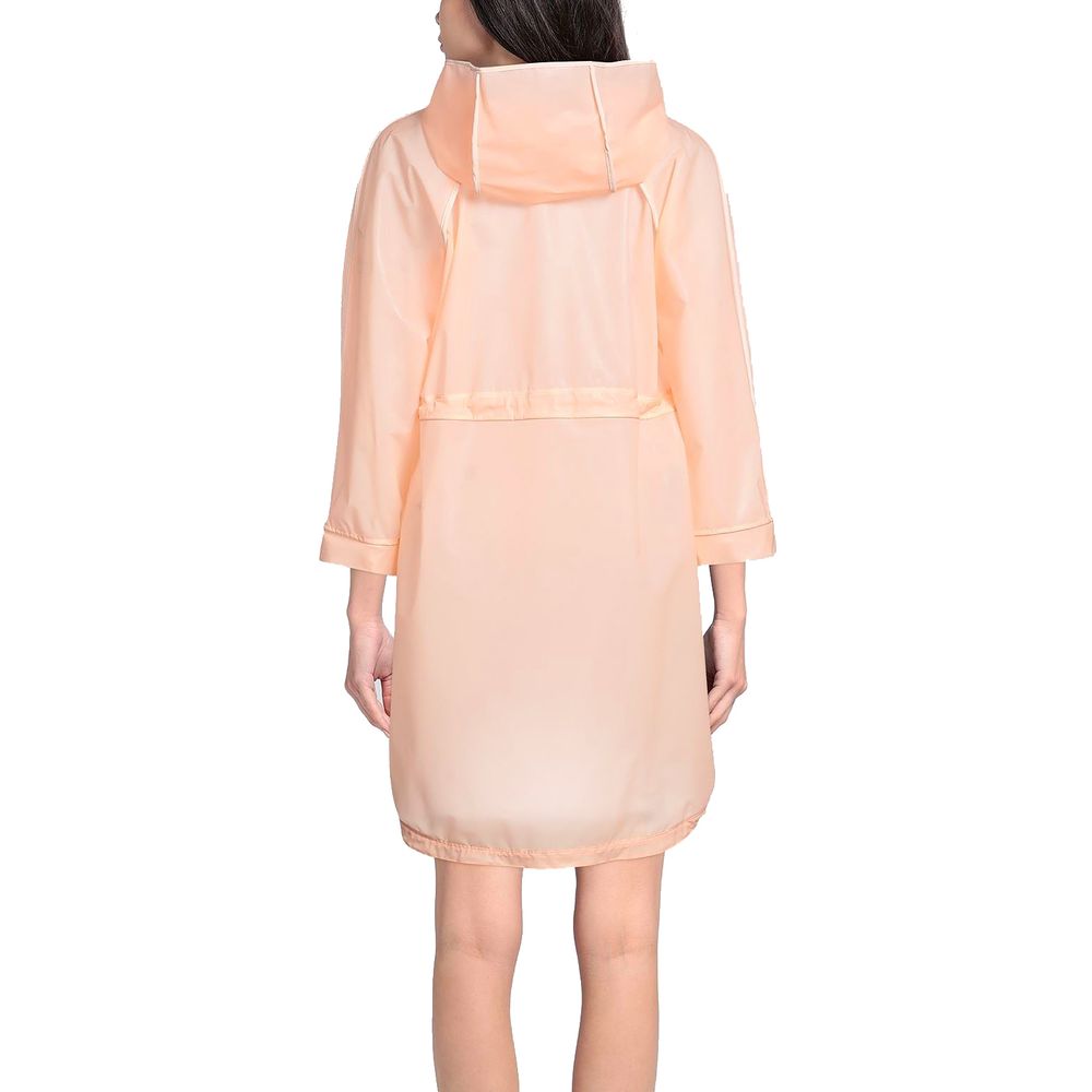 Elisabetta Franchi Powder Pink Long Waterproof Jacket $1003.00 Elisabetta Franchi Luzworld