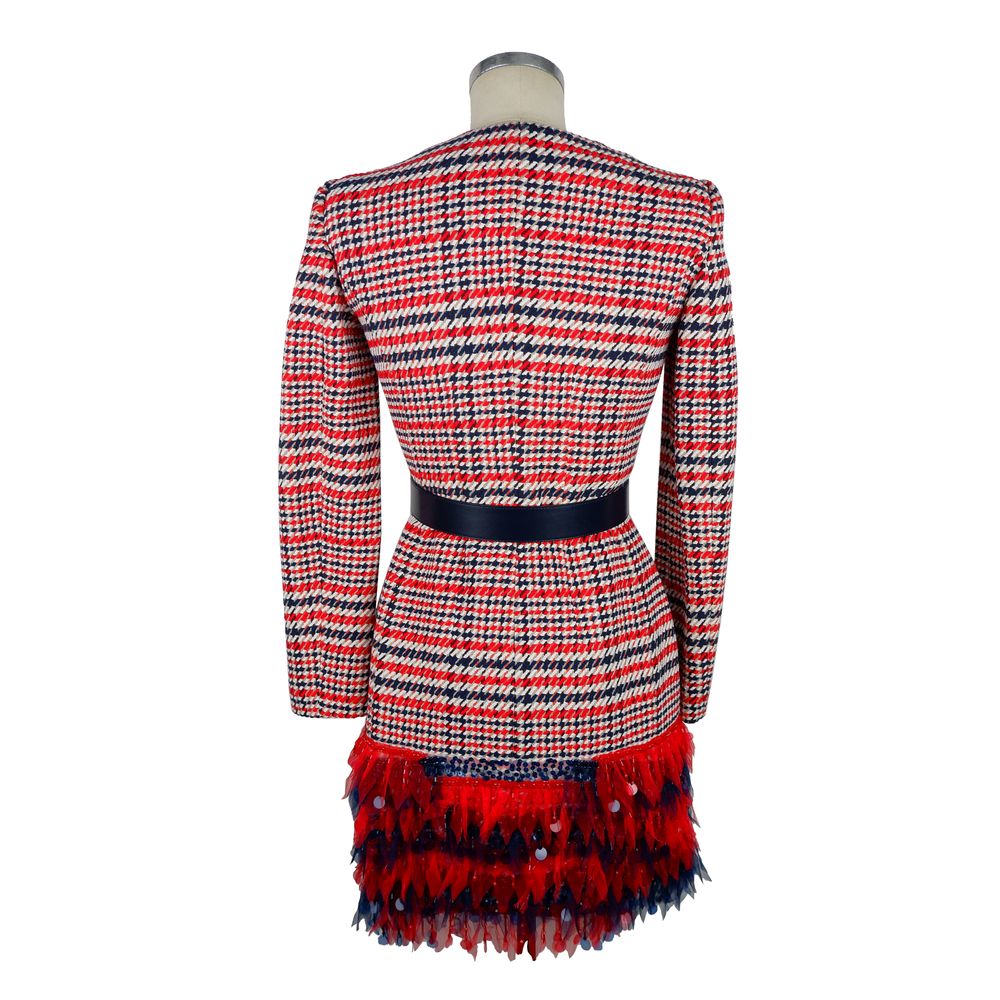 Elisabetta Franchi Red Cotton Women Dress $1622.00 Elisabetta Franchi Luzworld