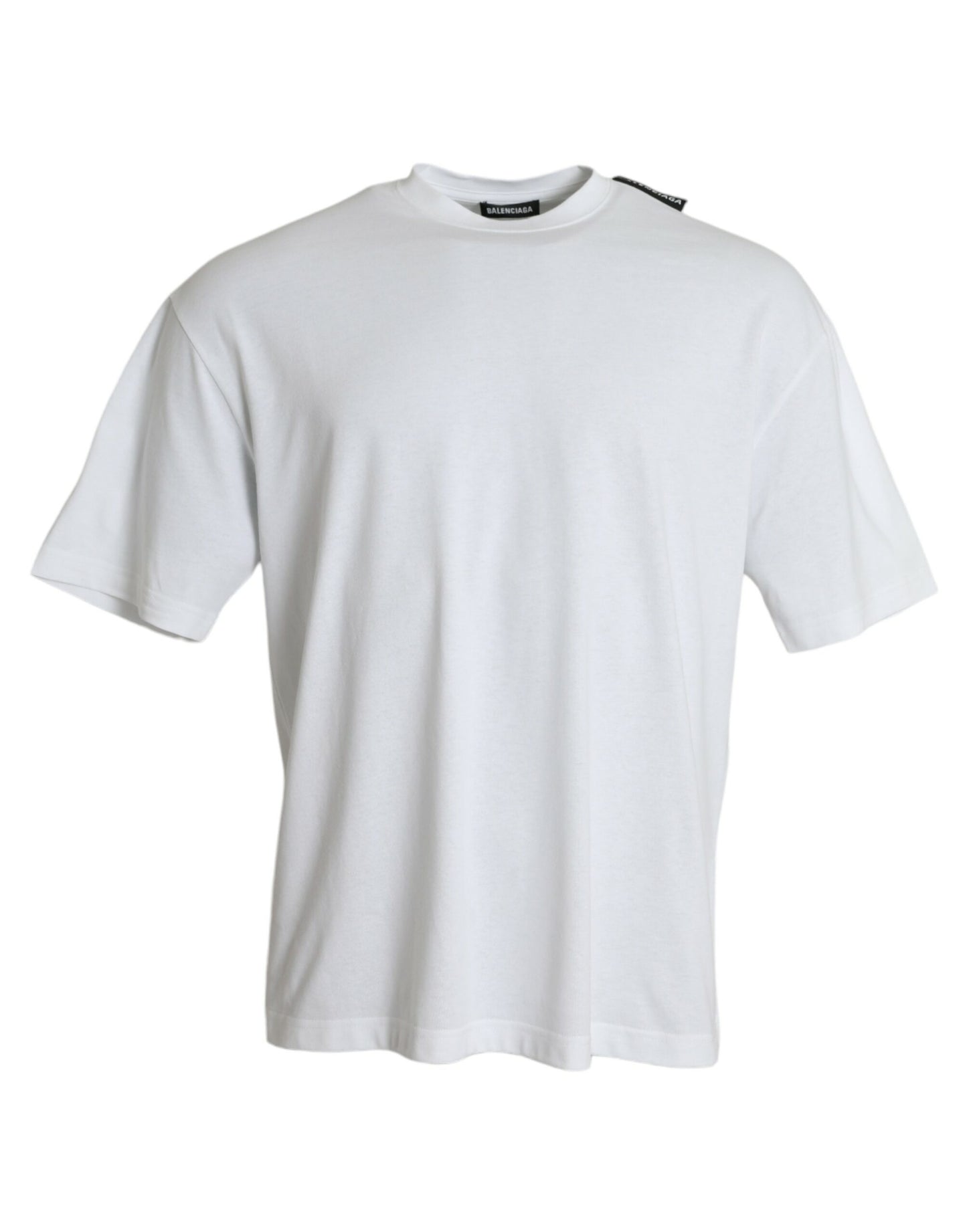 Balenciaga Off White Cotton Jersey Round Neck T-shirt $863.00 Balenciaga Luzworld