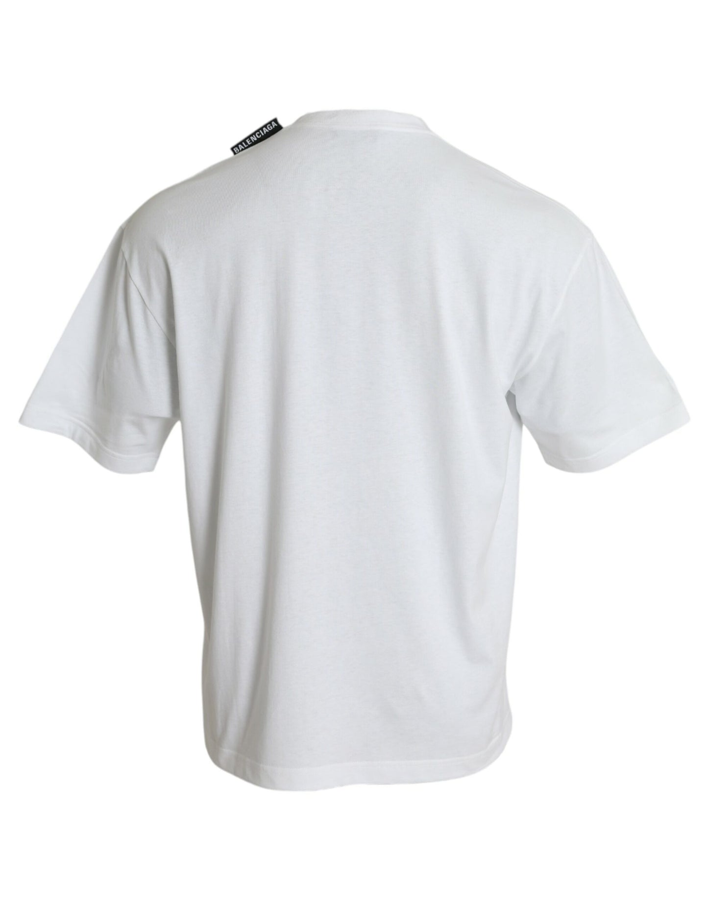 Balenciaga Off White Cotton Jersey Round Neck T-shirt $863.00 Balenciaga Luzworld