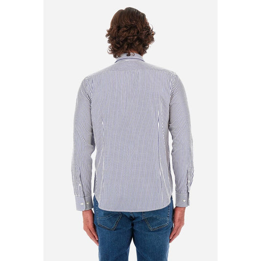 La Martina White Cotton Shirt $219.00 La Martina Luzworld