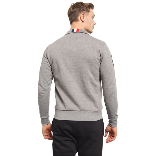 La Martina Gray Cotton Men's Sweater $273.00 La Martina Luzworld