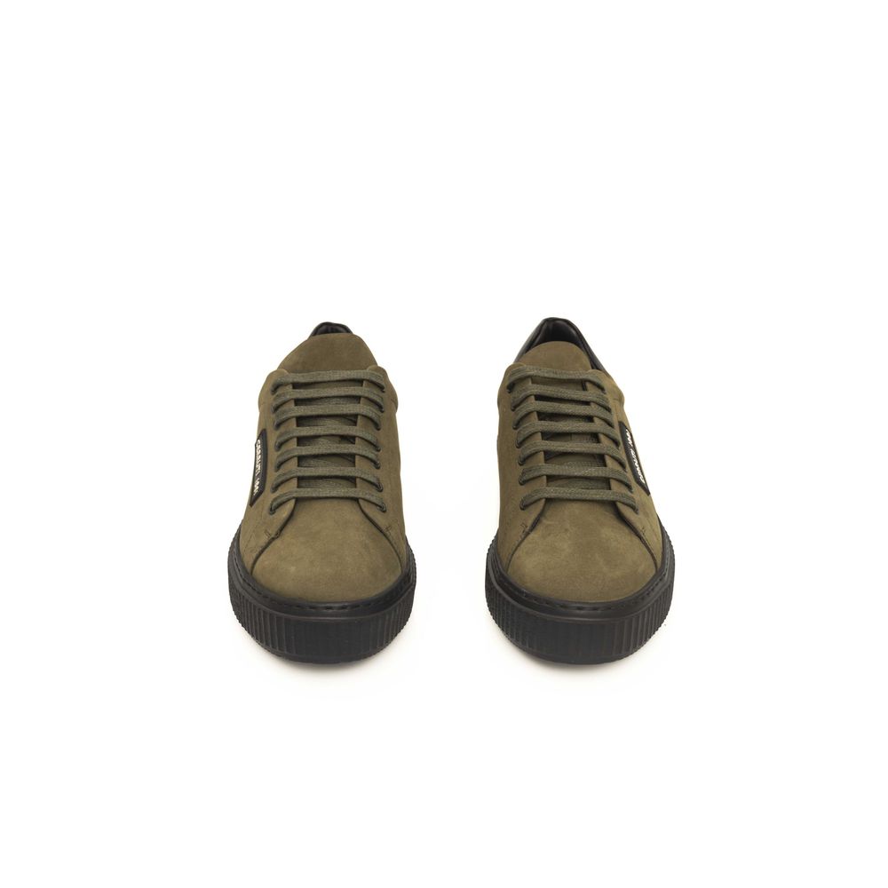 Cerruti 1881 Green Cowhide Men Sneaker $650.00 Cerruti 1881 Luzworld