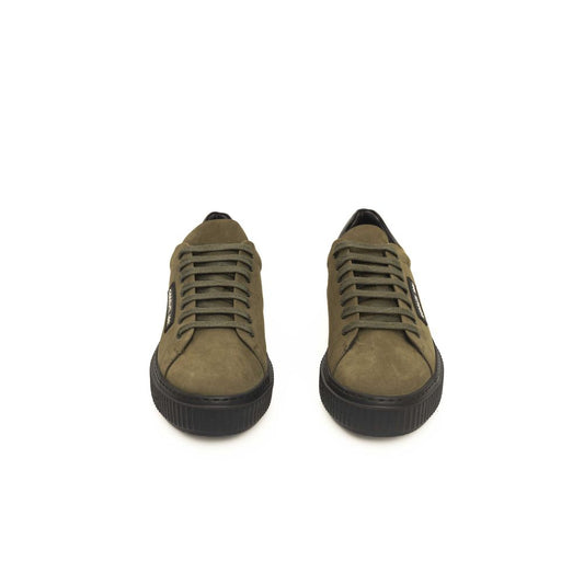 Cerruti 1881 Green Cowhide Men Sneaker $650.00 Cerruti 1881 Luzworld